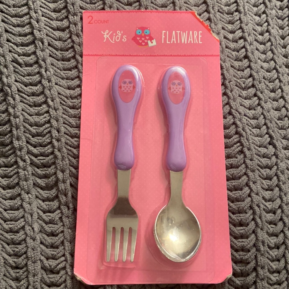 Free w/ Purchase Kids Owl Flatware